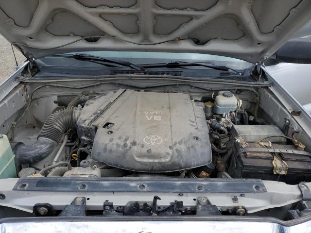 5TELU42N96Z219453 - 2006 TOYOTA TACOMA DOUBLE CAB SILVER photo 11