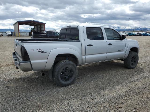 5TELU42N96Z219453 - 2006 TOYOTA TACOMA DOUBLE CAB SILVER photo 3