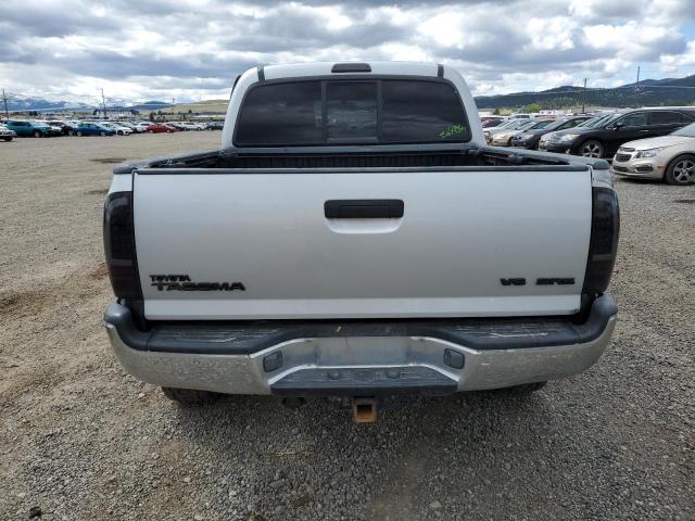 5TELU42N96Z219453 - 2006 TOYOTA TACOMA DOUBLE CAB SILVER photo 6