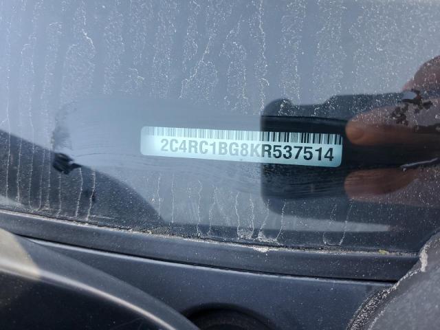 2C4RC1BG8KR537514 - 2019 CHRYSLER PACIFICA TOURING L CHARCOAL photo 14