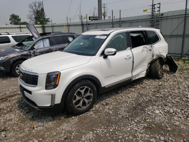 5XYP3DHC0LG026267 - 2020 KIA TELLURIDE EX WHITE photo 1