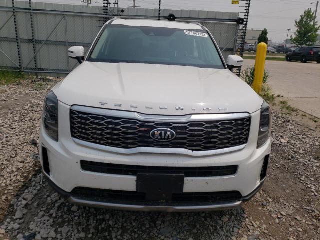 5XYP3DHC0LG026267 - 2020 KIA TELLURIDE EX WHITE photo 5