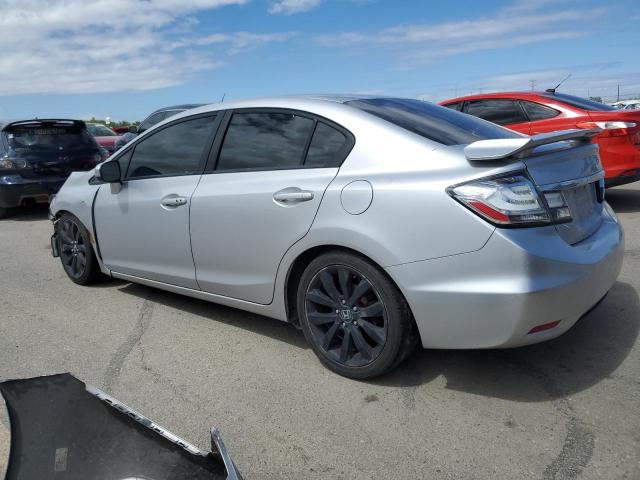 19XFB2F94FE001139 - 2015 HONDA CIVIC EXL ვერცხლისფერი ფოტო 2