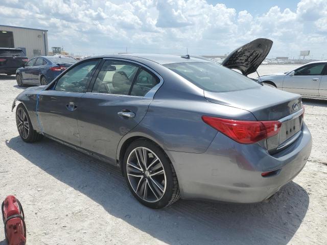 JN1BV7APXFM352750 - 2015 INFINITI Q50 BASE GRAY photo 2