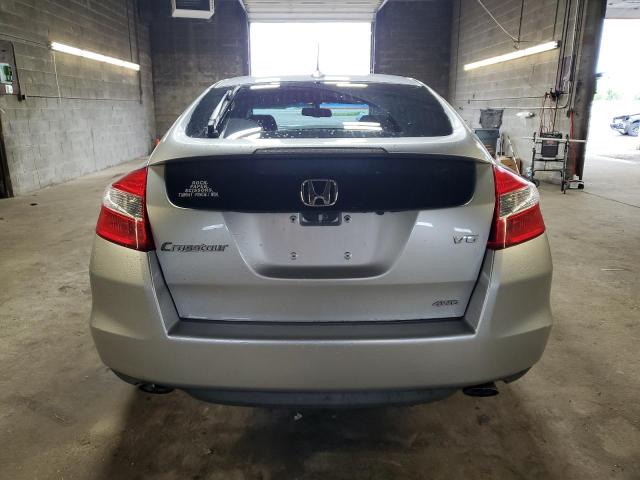 5J6TF2H58CL009307 - 2012 HONDA CROSSTOUR EXL ვერცხლისფერი ფოტო 6