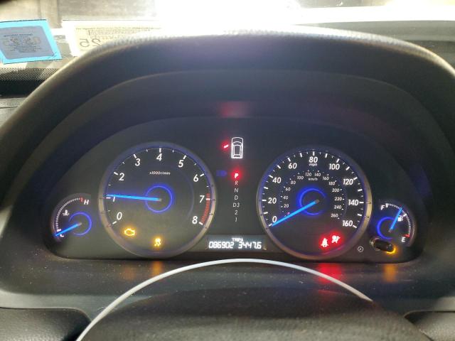 5J6TF2H58CL009307 - 2012 HONDA CROSSTOUR EXL ვერცხლისფერი ფოტო 9