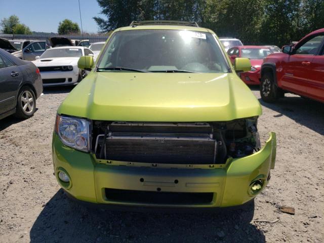 1FMCU5K32BKB73365 - 2011 FORD ESCAPE HYBRID GREEN photo 5