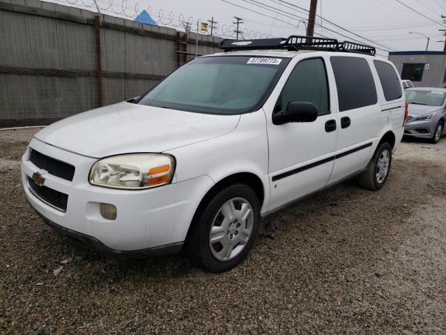 1GBDV131X7D104094 - 2007 CHEVROLET UPLANDER INCOMPLETE WHITE photo 1