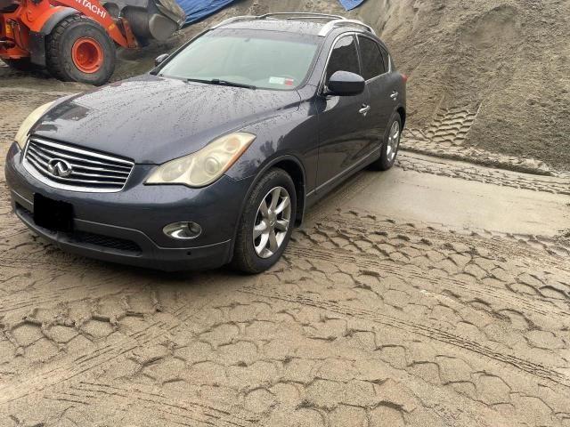 JNKAJ09F18M358221 - 2008 INFINITI EX35 BASE BLUE photo 2