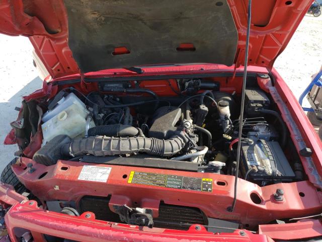 1FTYR14U85PA80187 - 2005 FORD RANGER SUPER CAB RED photo 11