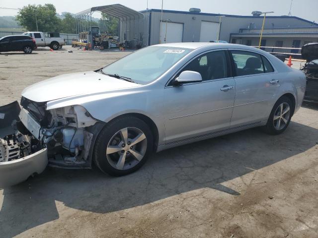 1G1ZC5E04CF123329 - 2012 CHEVROLET MALIBU 1LT SILVER photo 1