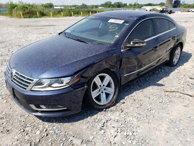 WVWBP7ANXGE501935 - 2016 VOLKSWAGEN CC BASE BLUE photo 1