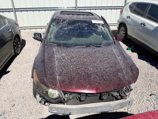 JH4CU25609C018759 - 2009 ACURA TSX RED photo 5