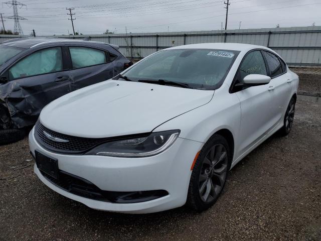 1C3CCCBG4FN516569 - 2015 CHRYSLER 200 S WHITE photo 2