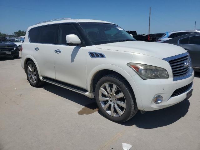 JN8AZ2NF1C9519114 - 2012 INFINITI QX56 WHITE photo 4