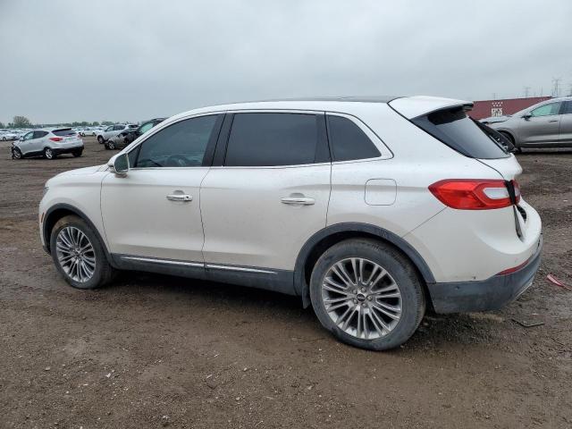 2LMPJ8LR7GBL22227 - 2016 LINCOLN MKX RESERVE თეთრი ფოტო 2