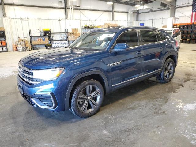 1V2ME2CAXMC239951 - 2021 VOLKSWAGEN ATLAS CROS SE BLUE photo 1