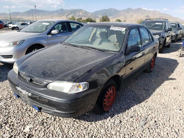 1NXBR12E1WZ005900 - 1998 TOYOTA COROLLA VE BLACK photo 2