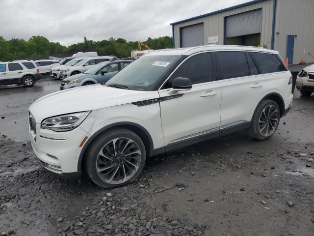 5LM5J7XC6MGL14110 - 2021 LINCOLN AVIATOR RESERVE Blanc photo 1