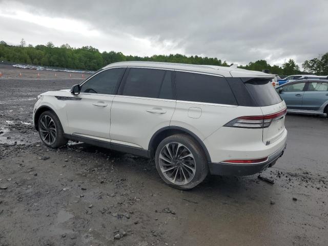 5LM5J7XC6MGL14110 - 2021 LINCOLN AVIATOR RESERVE Blanc photo 2