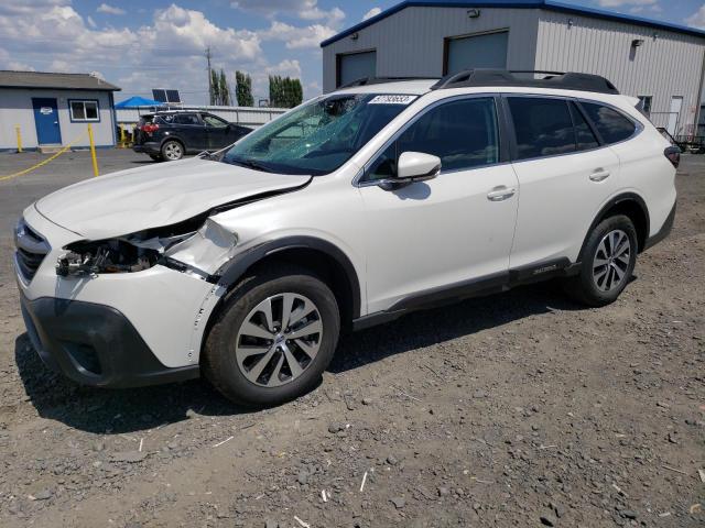 4S4BTACC4N3126472 - 2022 SUBARU OUTBACK PREMIUM WHITE photo 1