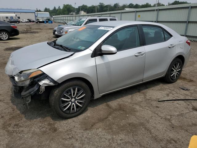 2T1BURHE2EC224286 - 2014 TOYOTA COROLLA L SILVER photo 1