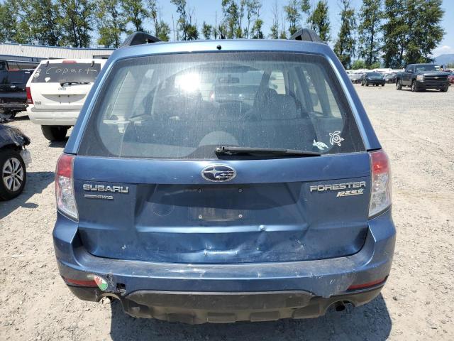 JF2SH6BCXAH776474 - 2010 SUBARU FORESTER XS BLUE photo 6