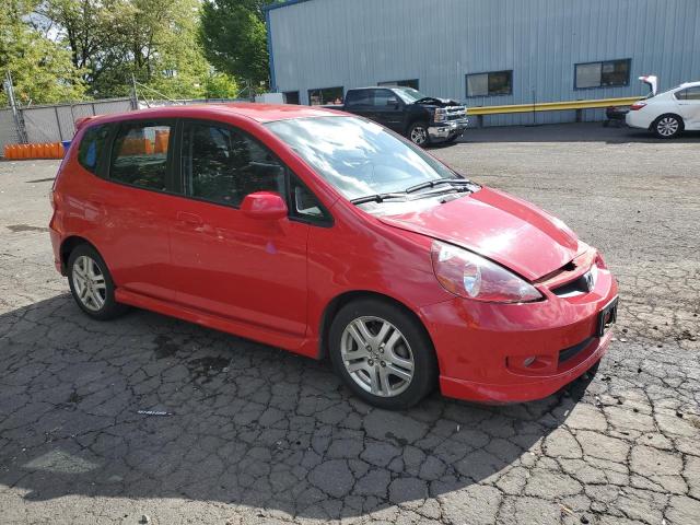 JHMGD38697S041561 - 2007 HONDA FIT S 红色 照片 4