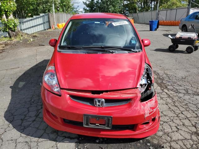 JHMGD38697S041561 - 2007 HONDA FIT S 红色 照片 5
