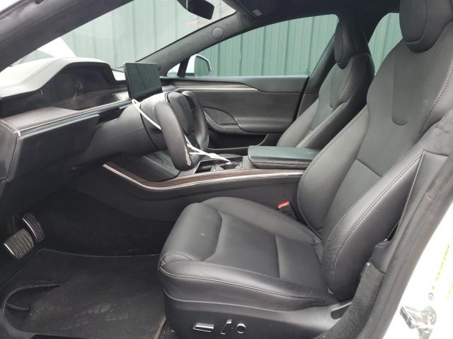 5YJSA1E59MF438359 - 2021 TESLA MODEL S WHITE photo 7