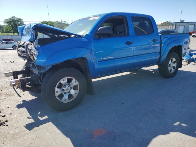 3TMJU62N89M073762 - 2009 TOYOTA TACOMA DOUBLE CAB PRERUNNER BLUE photo 1