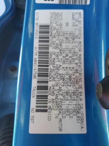 3TMJU62N89M073762 - 2009 TOYOTA TACOMA DOUBLE CAB PRERUNNER BLUE photo 13