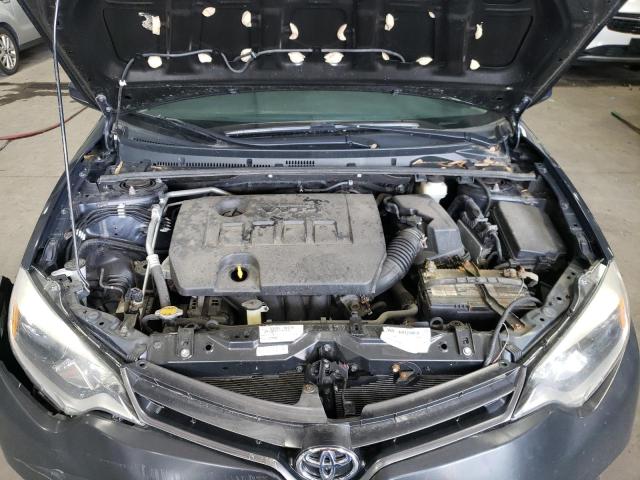 5YFBURHE5FP234389 - 2015 TOYOTA COROLLA L BLUE photo 11