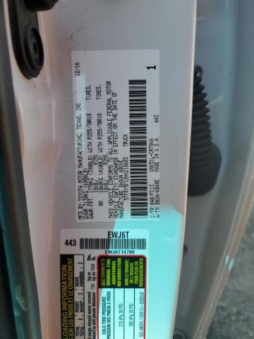 5TFRY5F12HX218683 - 2017 TOYOTA TUNDRA DOUBLE CAB SR/SR5 WHITE photo 13