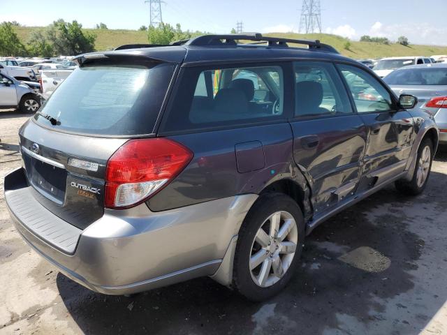 4S4BP61C497344432 - 2009 SUBARU OUTBACK 2.5I GRAY photo 3