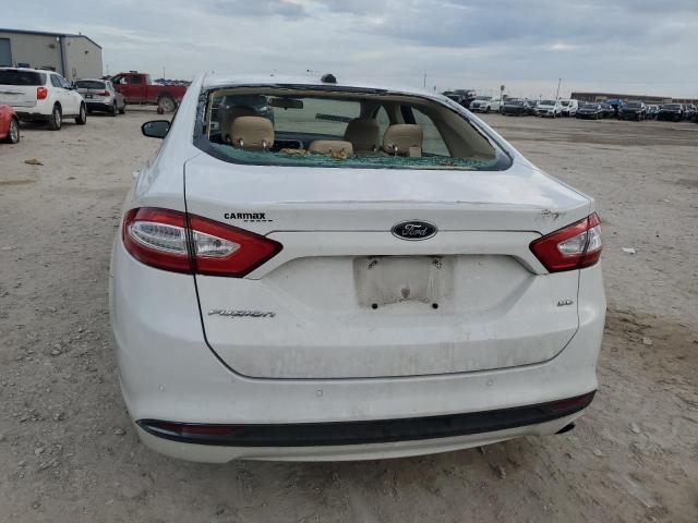 3FA6P0H70DR133151 - 2013 FORD FUSION SE WHITE photo 6