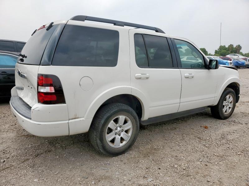 1FMEU6DE4AUA74465 - 2010 FORD EXPLORER XLT 白色 照片 3