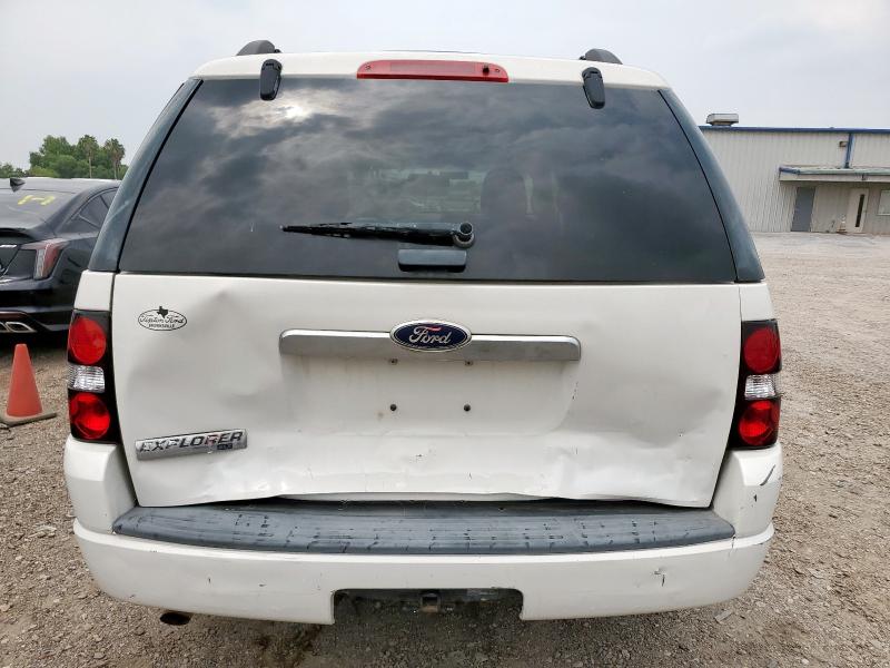 1FMEU6DE4AUA74465 - 2010 FORD EXPLORER XLT 白色 照片 6