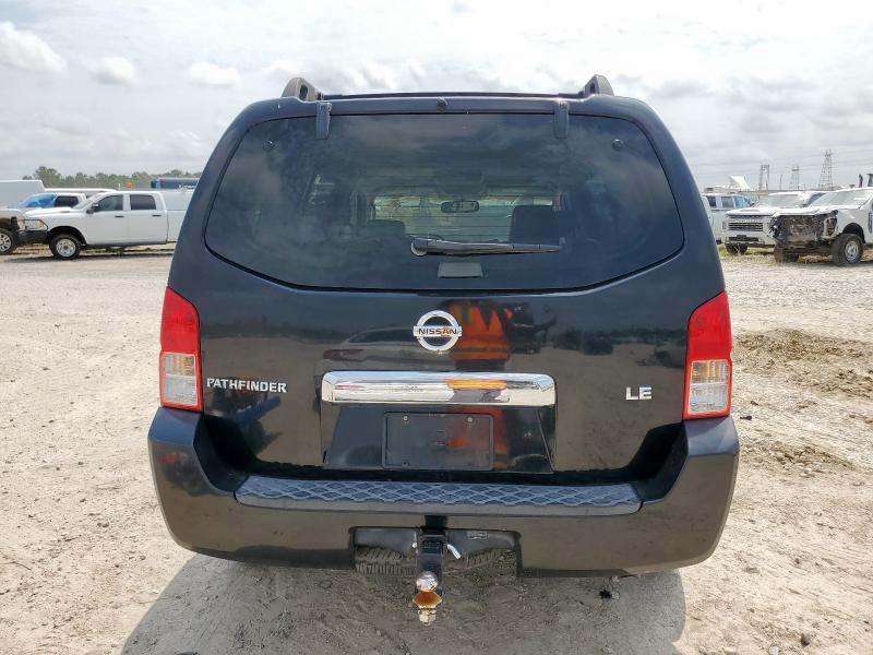 5N1AR18U96C680796 - 2006 NISSAN PATHFINDER LE BLACK photo 6