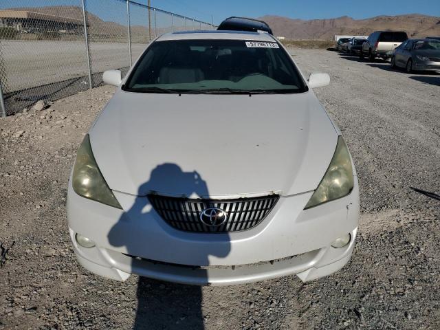 4T1CA38P04U005447 - 2004 TOYOTA CAMRY SOLA SE WHITE photo 5