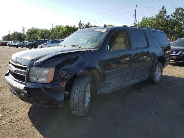 1GNFK16337J407169 - 2007 CHEVROLET SUBURBAN K1500 BLACK photo 1