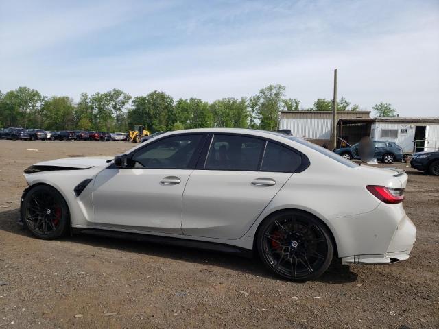 WBS43AY06NFN20476 - 2022 BMW M3 COMPETITION SILVER photo 2