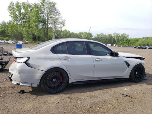 WBS43AY06NFN20476 - 2022 BMW M3 COMPETITION SILVER photo 3