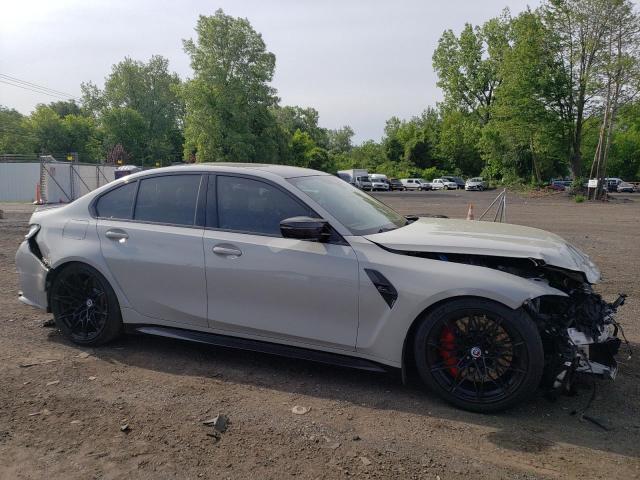 WBS43AY06NFN20476 - 2022 BMW M3 COMPETITION SILVER photo 4