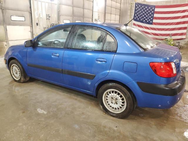 KNADE123676255143 - 2007 KIA RIO BASE BLUE photo 2