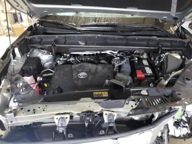 5TDGZRBH6NS163543 - 2022 TOYOTA HIGHLANDER XLE 银色 照片 12