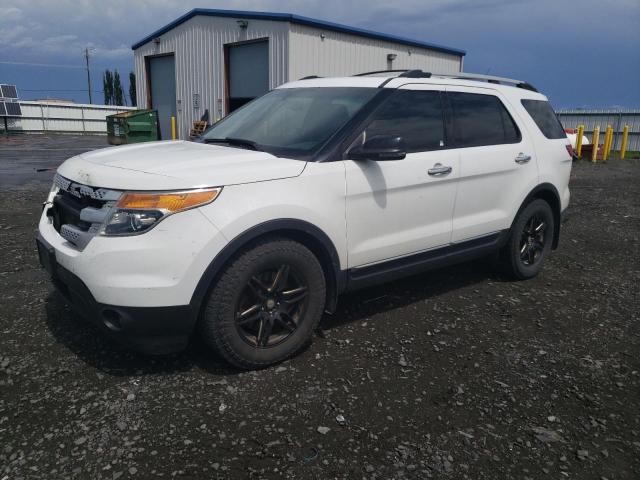 1FM5K7D92DGC62189 - 2013 FORD EXPLORER XLT WHITE photo 1