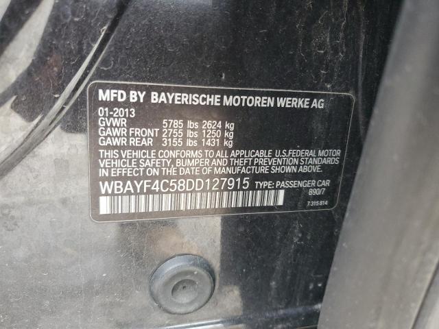 WBAYF4C58DD127915 - 2013 BMW 740 LXI GRAY photo 13