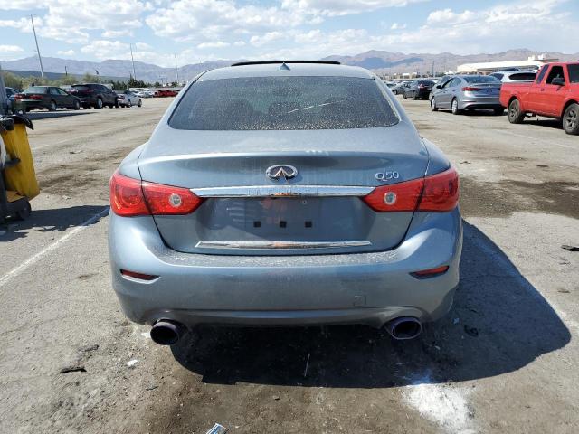 JN1EV7AP6GM301132 - 2016 INFINITI Q50 PREMIUM BLUE photo 6