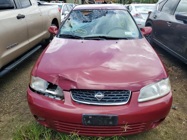 3N1BB51D4YL102372 - 2000 NISSAN SENTRA SE RED photo 5